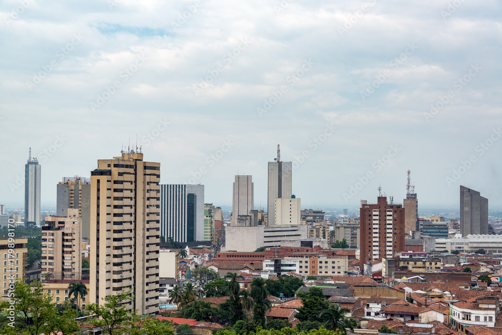 Fototapeta premium Cali, Kolumbia Cityscape