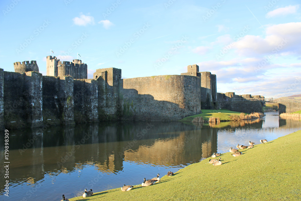 Caerphilly Castle, Wales