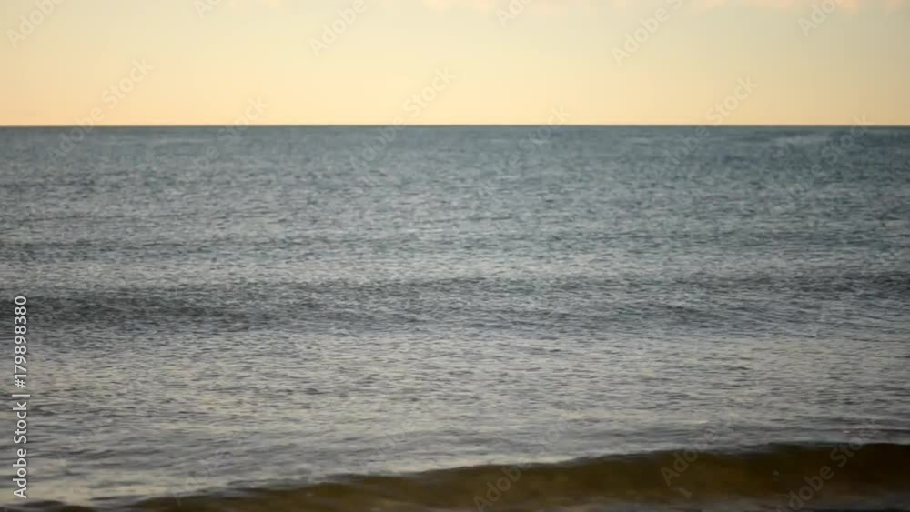 The coast of Benicasim at sunrise in Castellon The coast of Benicasim at sunrise in Castellon