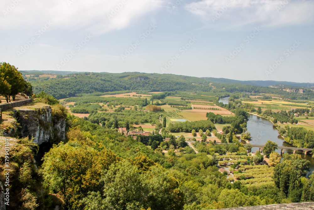 Dordogne valley and river