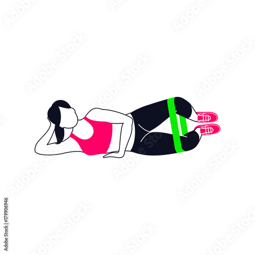 Workout with mini band
