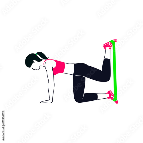Workout with mini band