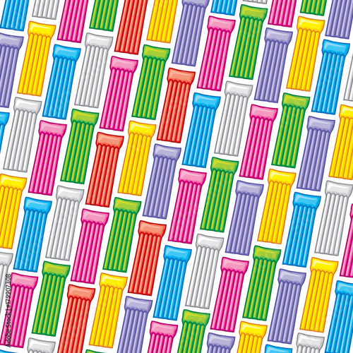 background pattern with floating air mattress