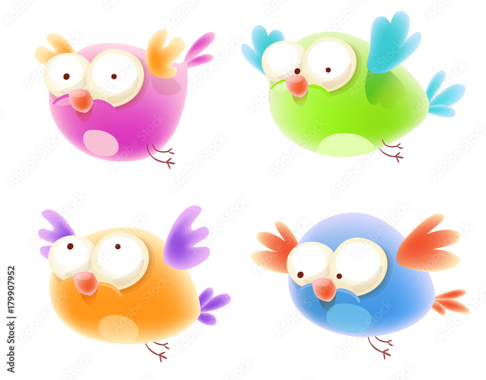 Cute Cartoon Bird
