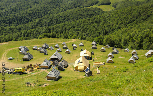 Ethno village Vranjak on mountain Bjelasica, Montenegro