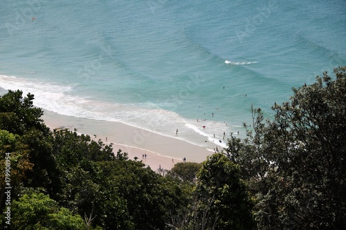 View to Wategos Beach Byron Bay in New South Wales, Australia photo