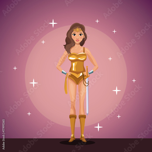 Woman cosplay style icon vector illustration graphic design