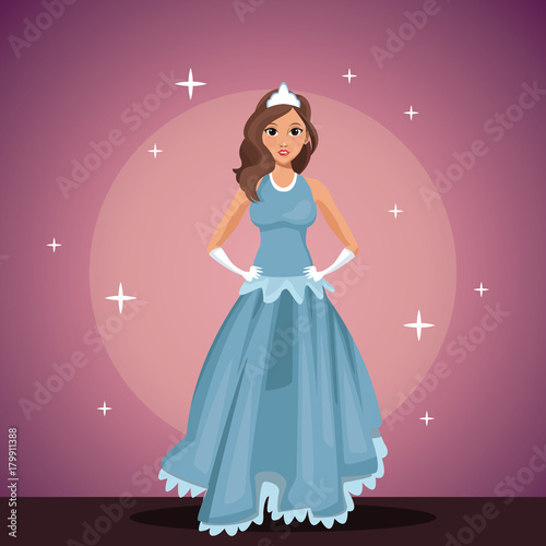 Woman cosplay style icon vector illustration graphic design