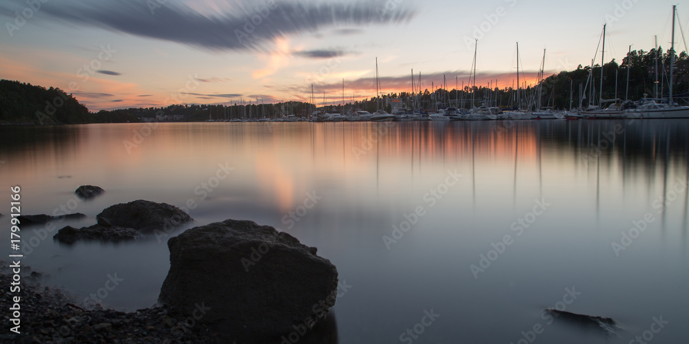 Fototapeta premium Harbor in Oslo