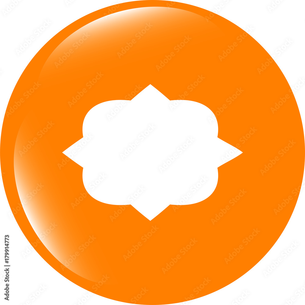 Abstract cloud web icon button . Flat sign isolated on white background Abstract cloud web icon button . Flat sign isolated on white background
