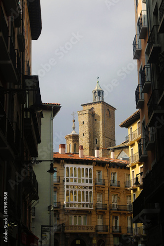 Navarre beautiful autumn landscapes in Spain. Travel Europe. Tourism Spain.