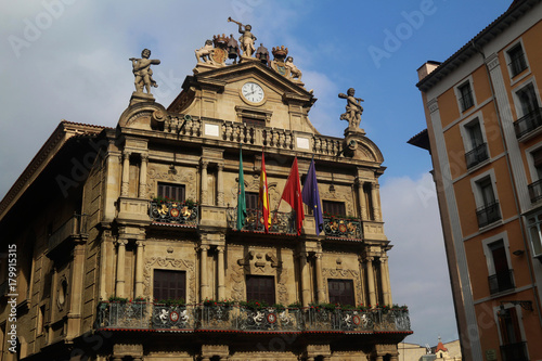 Navarre beautiful autumn landscapes in Spain. Travel Europe. Tourism Spain.