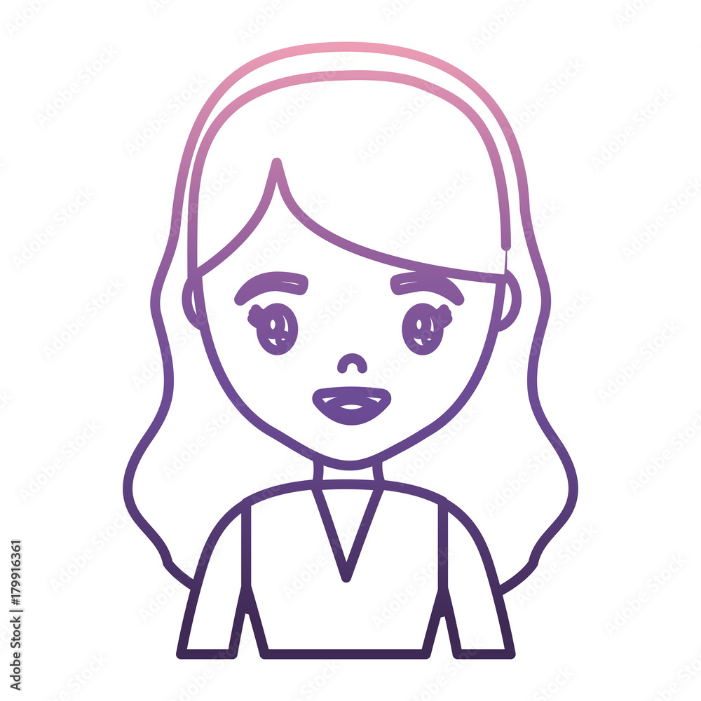 cartoon woman Icon over white background vector illustration cartoon woman Icon over white background vector illustration