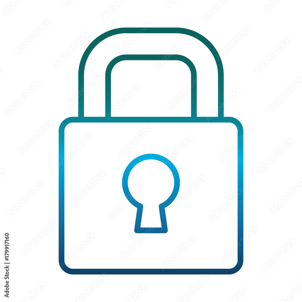 padlock Icon over white background vector illustration padlock Icon over white background vector illustration