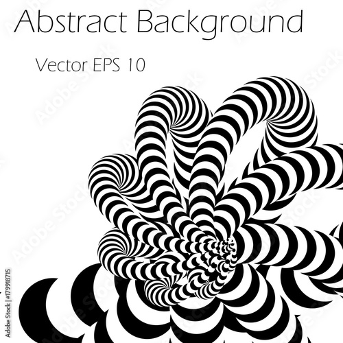 Abstract Vector Background  with Tentacles Plexus