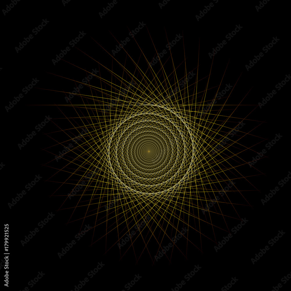 Vector Computer Generated Helix Fractal - Generative Art Vector Computer Generated Helix Fractal - Generative Art
