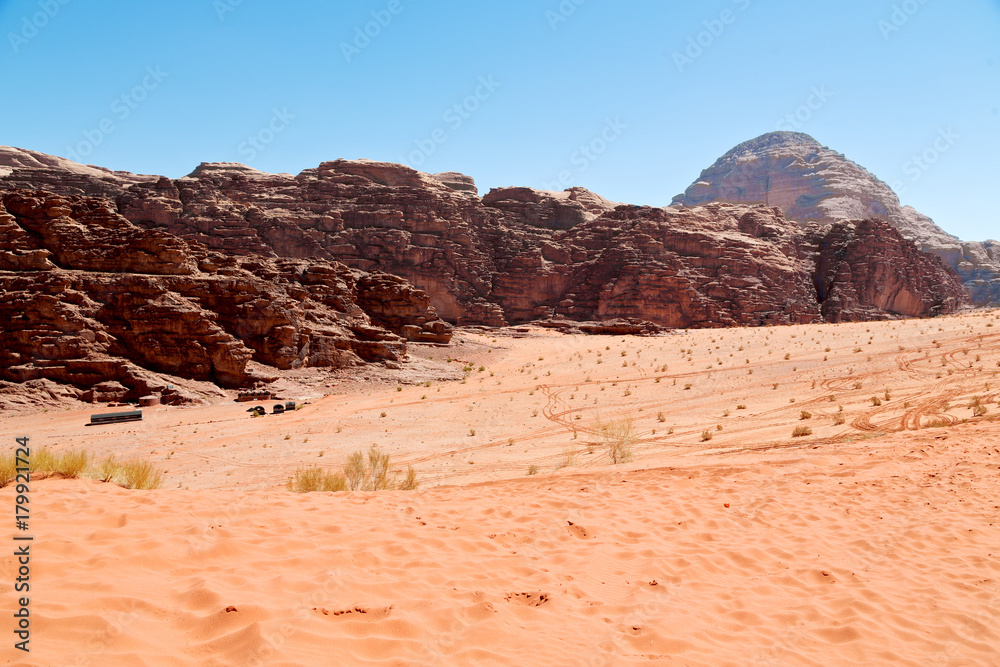 in the desert  sand and mountain adventure destination