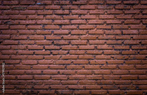 Old brick wall, brown