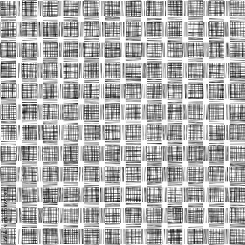 Black Checkered  Grunge Vector Background  
