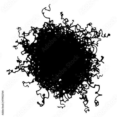 Clot Filament Plexus - Vector Graphic Element