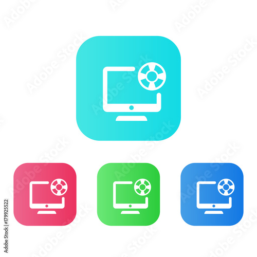 Four Colors - Flat App Icons