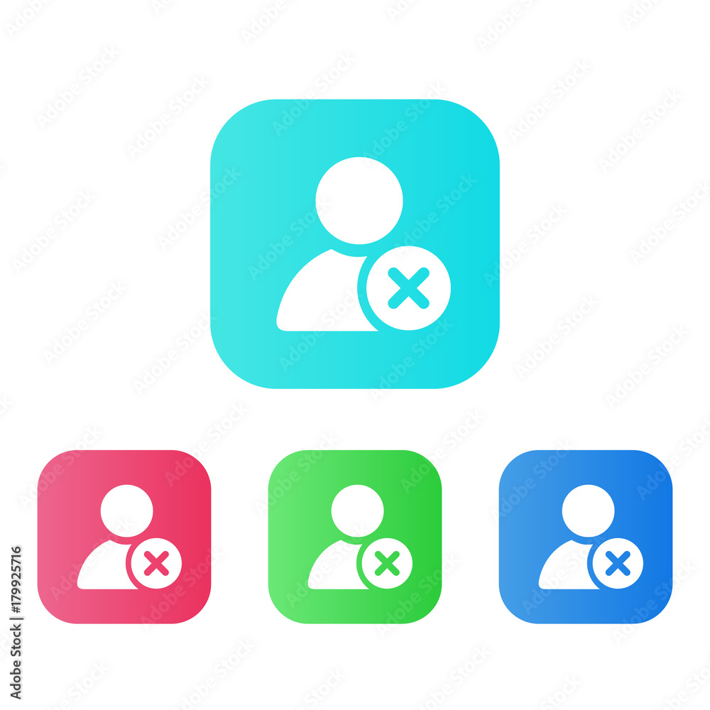 Four Colors - Flat App Icons Four Colors - Flat App Icons
