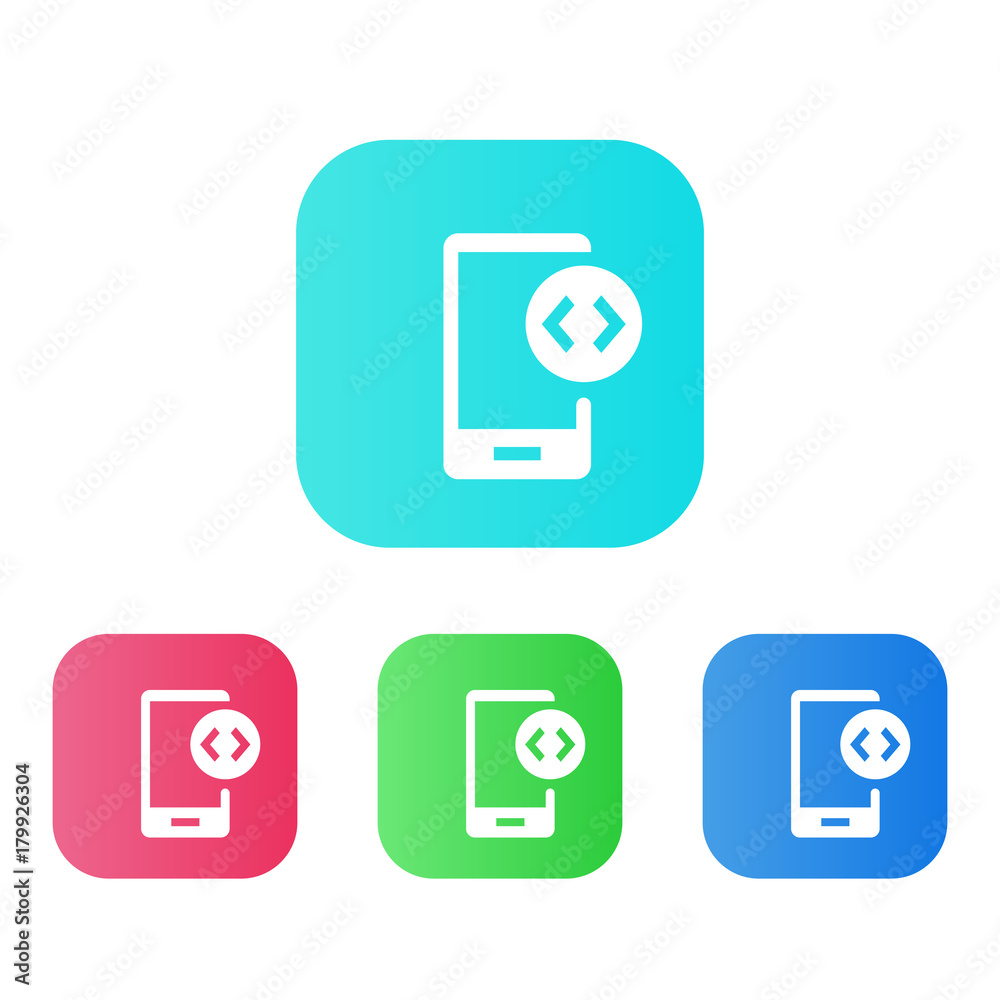 Four Colors - Flat App Icons Four Colors - Flat App Icons