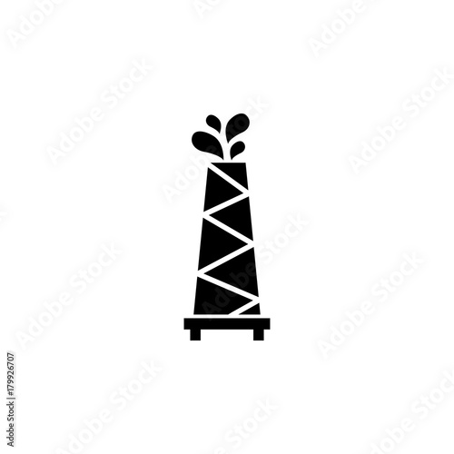Oil rig icon. Finance elements. Premium quality graphic design. Simple icon for websites, web design, mobile app, info graphics