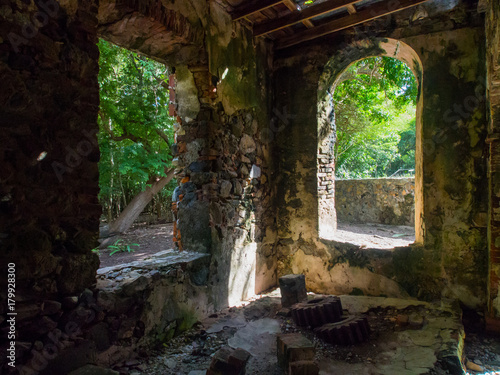 Crumbling Ruin - Sugar Mill  Reef Bay  St. John