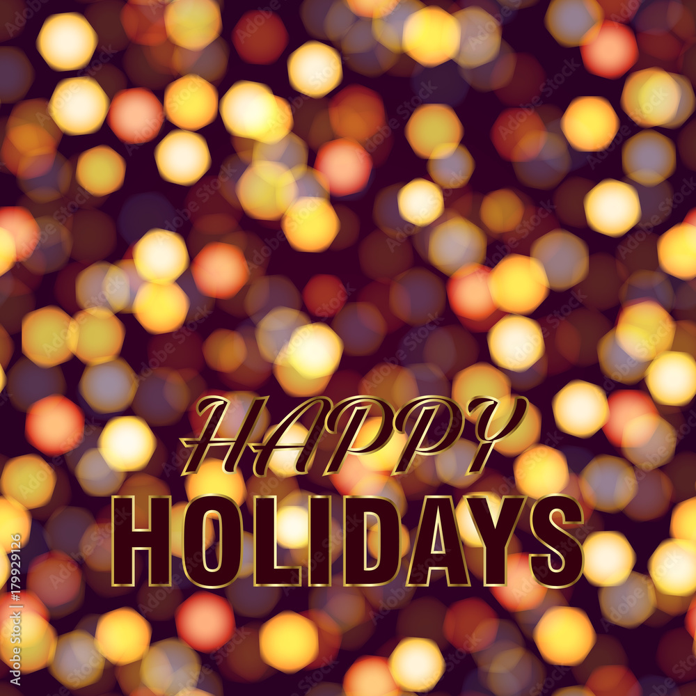 Happy holiday background with dots. Vector