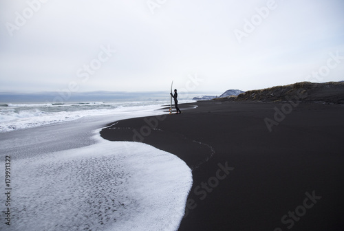 Surfing Kamchatka