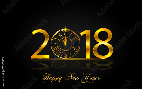 Happy New Year 2017. Vector...