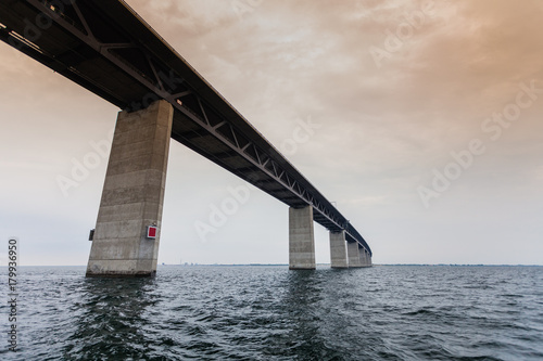 the oresund bridge between denmark and sweden