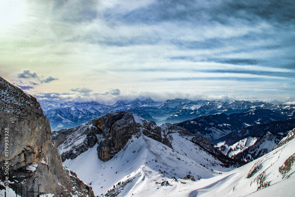 Alps landscape from Interlaken