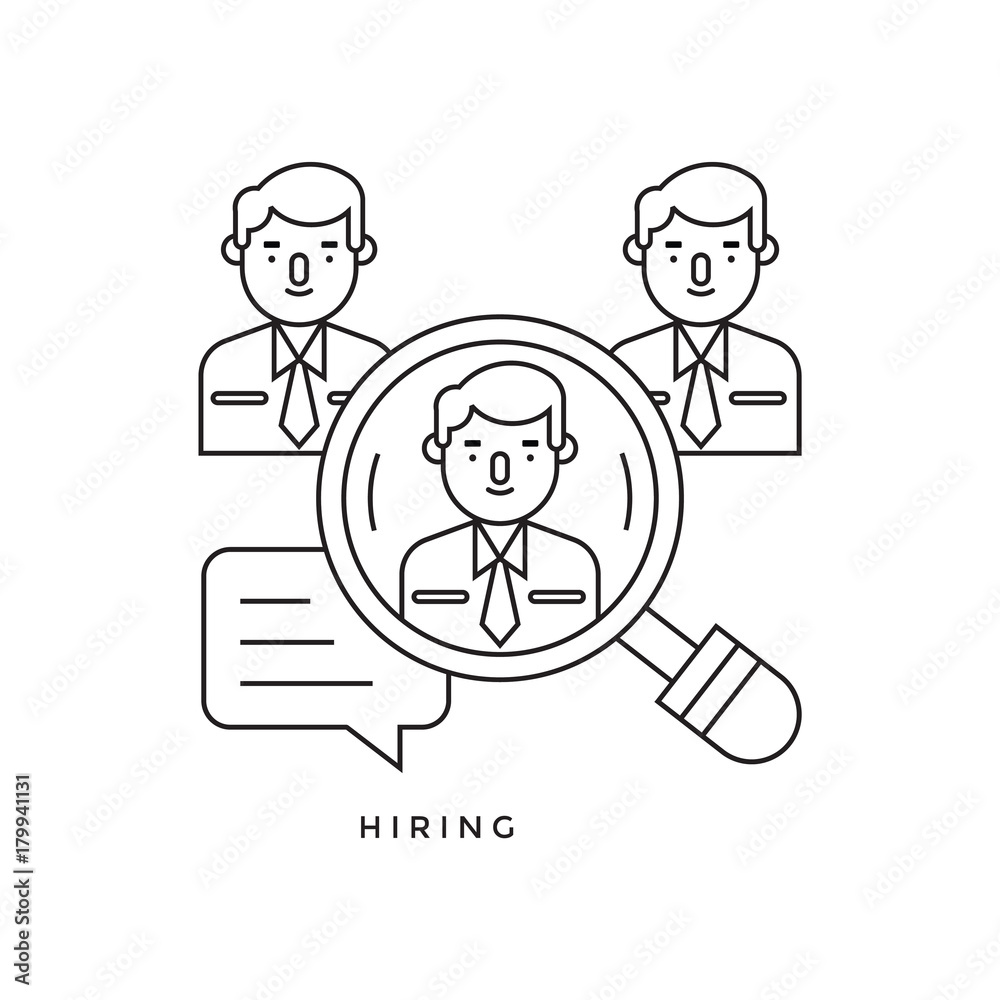 Employment icon vector design work illustration