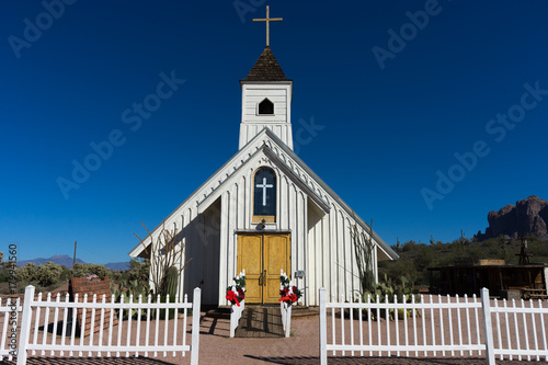 November 27, 2015 Apache Junction, Arizona: The Elvis Memorial Chapel is a movie prop that was built for the 1969 Elvis Presley western Charro!