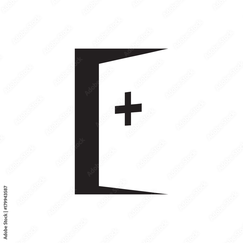 Fototapeta premium aid post icon illustration