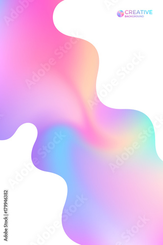 Fluid color background. Liquid paint