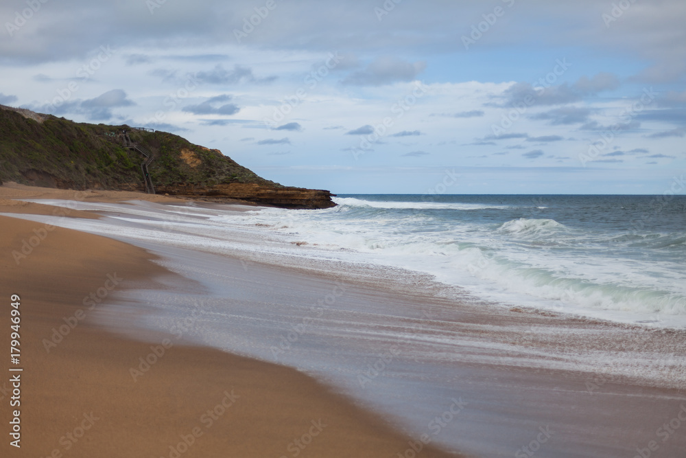 The cliffs surrounding the iconic Bells Beach