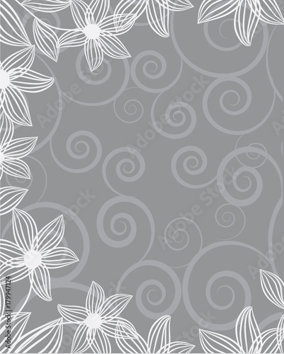 Floral vector background