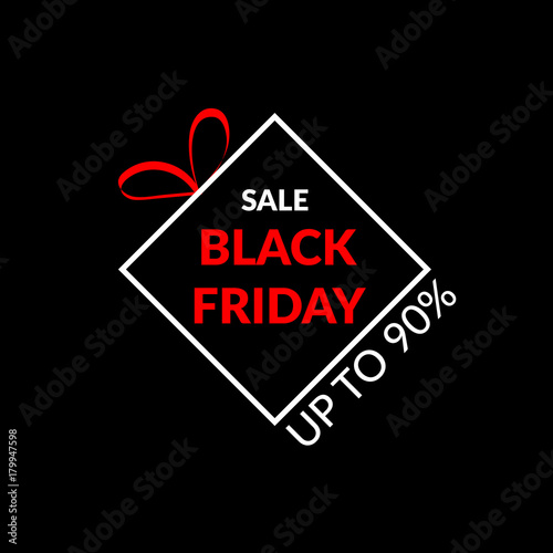 Black friday concept design poster eps 10 vector