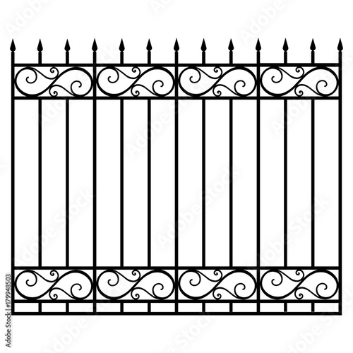 Fence gate vector