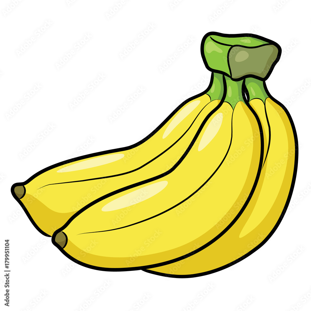 Banana Cartoon Illustration Of Cute Cartoon Banana Vector De Stock Banana Cartoon Illustration Of Cute Cartoon Banana Vector De Stock