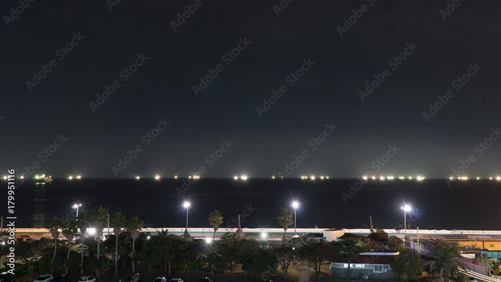 Beach night view of Tap dong, Jeju Island timelapse Beach night view of Tap dong, Jeju Island timelapse