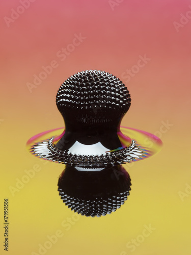 Macro of Ferrofluid structure