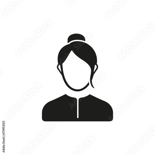 Woman for head teachers office icon