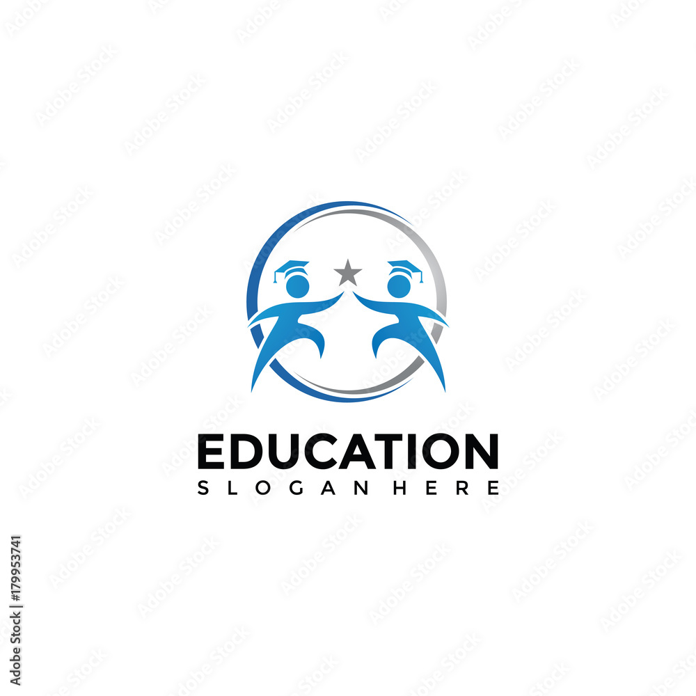 Education Logo Template. Vector Illustrator Eps. 10