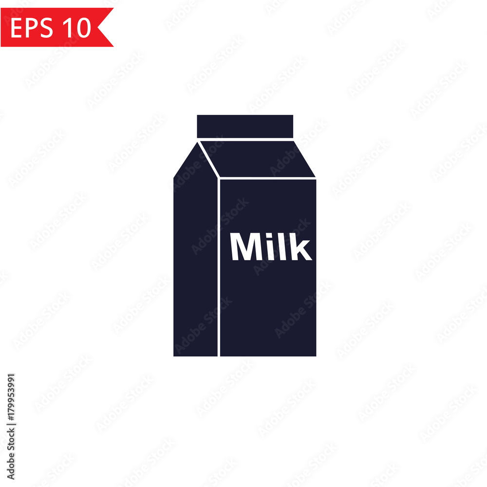 Obraz premium Milk icon.