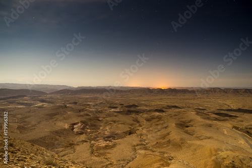 Desert landscape in Israel