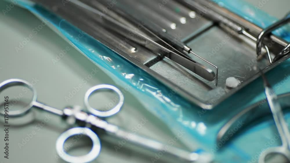 Tools for teeth dental close-up Tools for teeth dental close-up